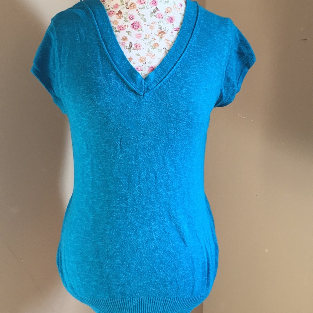 Turquoise - Aqua - Blue - GAP top - L